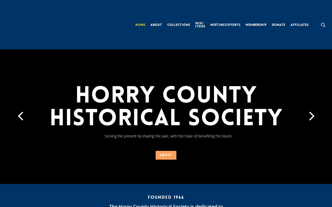 Horry County city directory companion resources at the Historical Society